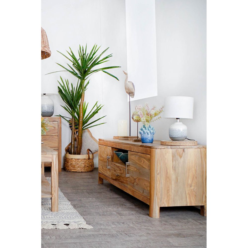 DKD Home Decor TV Möbel – Rosenholz, 145,5 x 43,5 x 50 cm