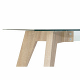 DKD Home Decor Essz Tisch Crystal MDF 160 x 90 cm – Modern, Transparent
