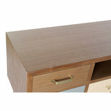 DKD Home Decor TV Möbel – Chic, Grau Creme, Metall Melamin