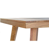 DKD Home Decor Esstisch Akazie 180 x 90 cm – Braungold, Akazie