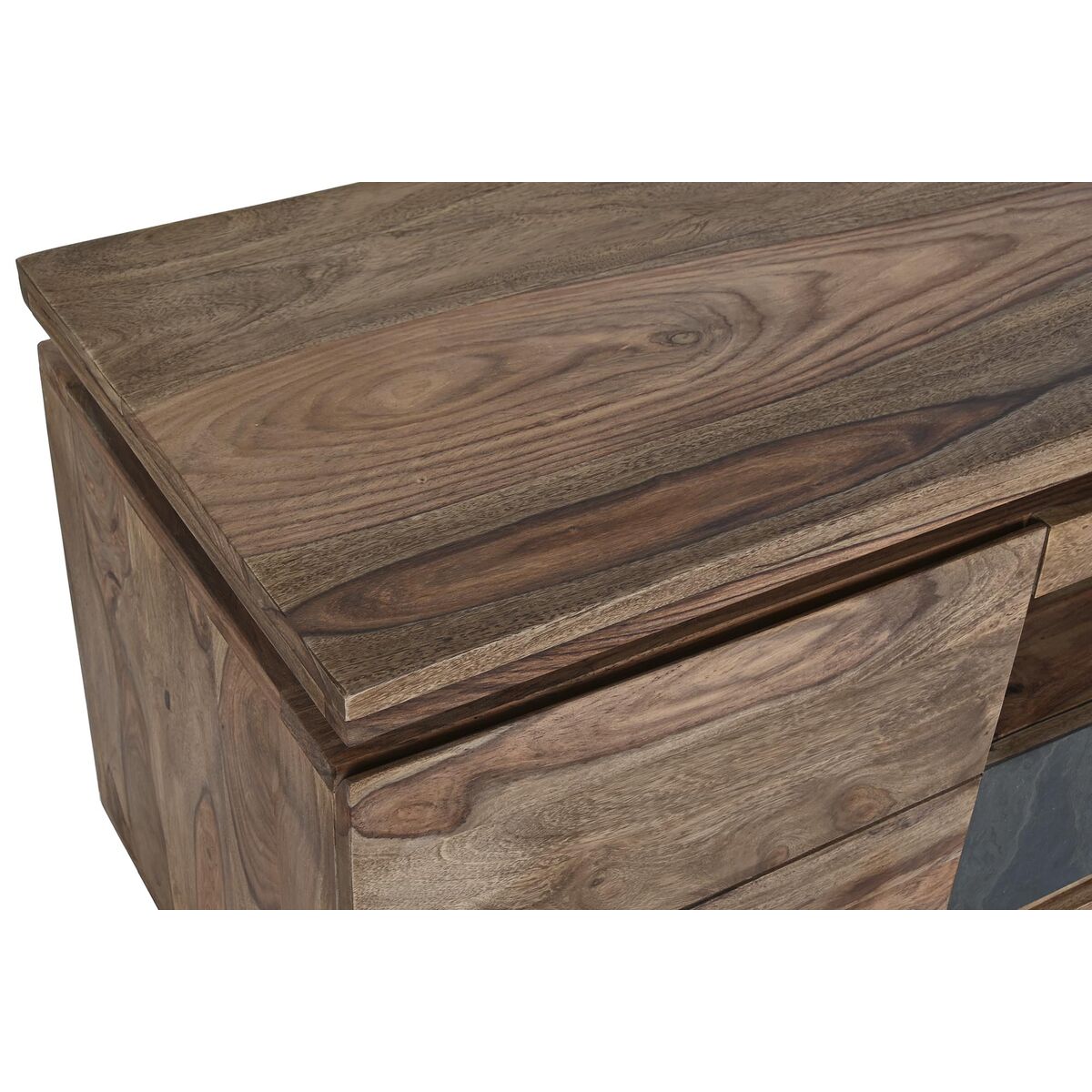 DKD Home Decor TV Möbel – Original, Sheesham, Grau Natur